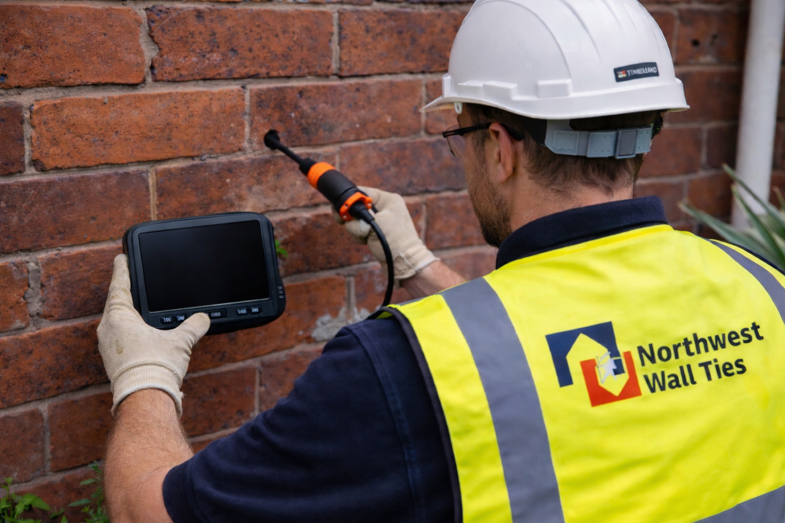 Northwest Wall Ties Ltd conducting a wall tie survey in Chorley