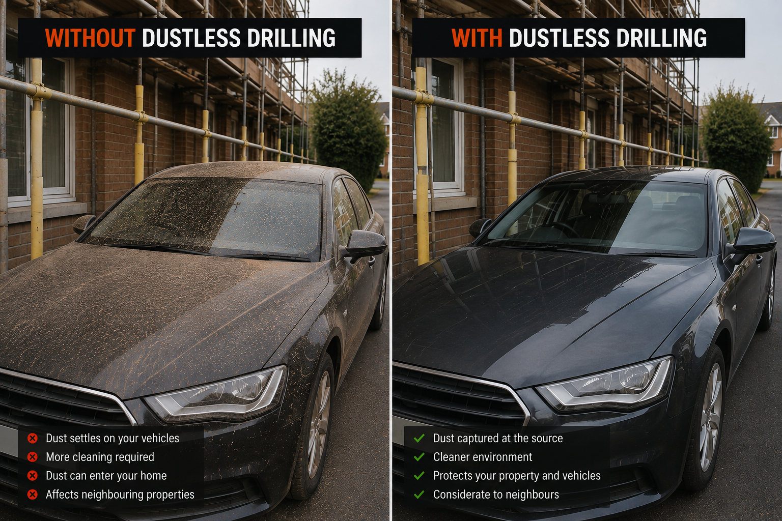 DUSTLESS DRILLING