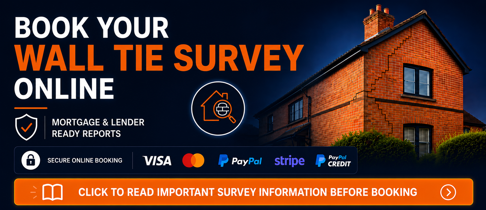 BOOK A WALL TIE SURVEY ONLINE WITH NORTHWEST WALL TIES