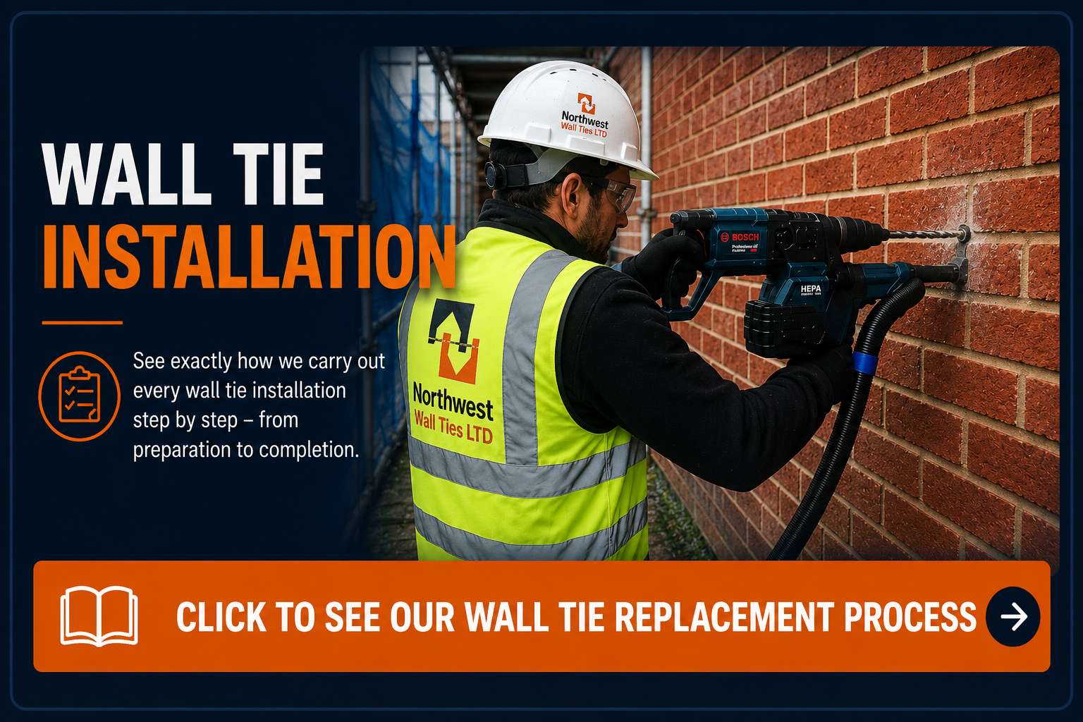 HOW TO REPLACE WALL TIES STEP BY STEP GUIDE